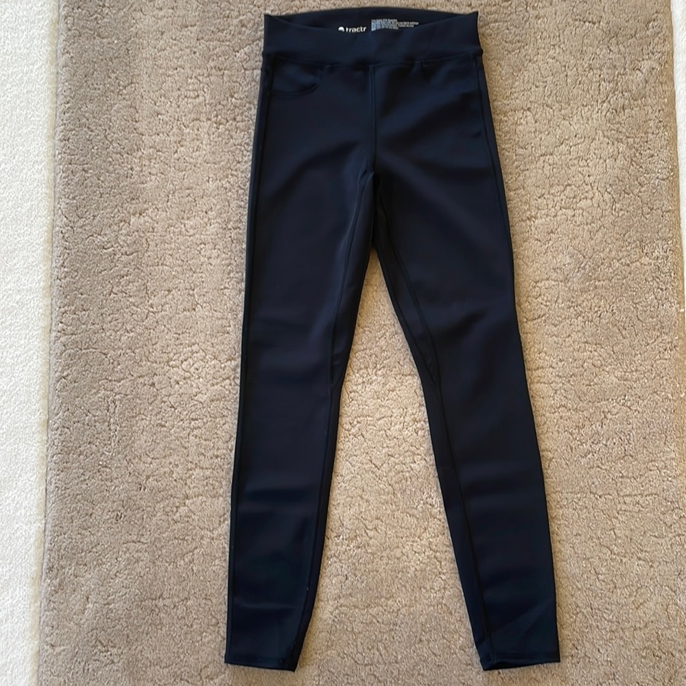 Girls Tractr black leggings size 10